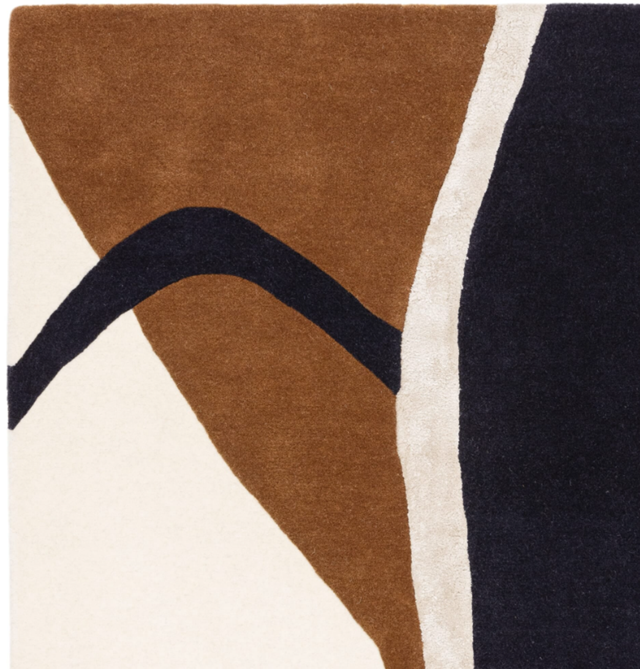 Tapis moderne tufté main en laine KATO