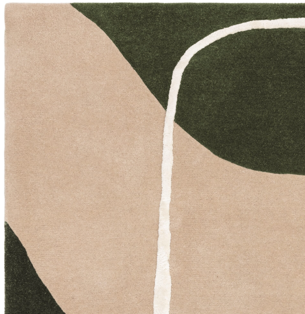 Tapis moderne tufté main en laine KATO