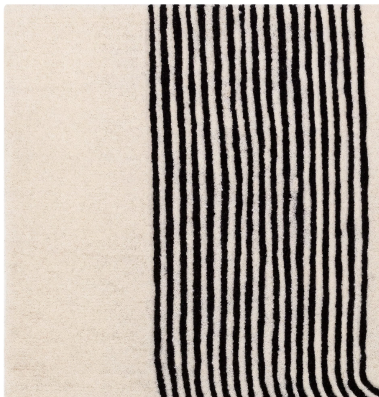 Tapis moderne tufté main en laine CROOK