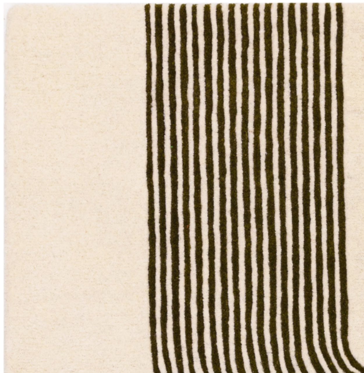 Tapis moderne tufté main en laine CROOK