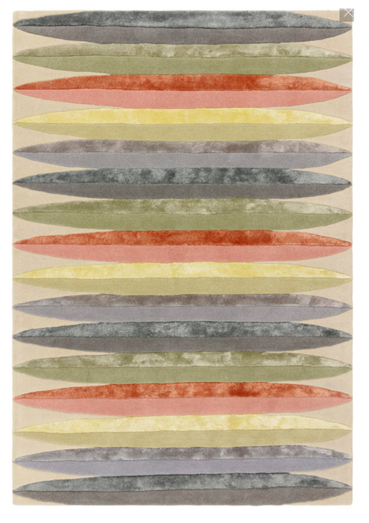 Tapis moderne tufté main en laine DOP
