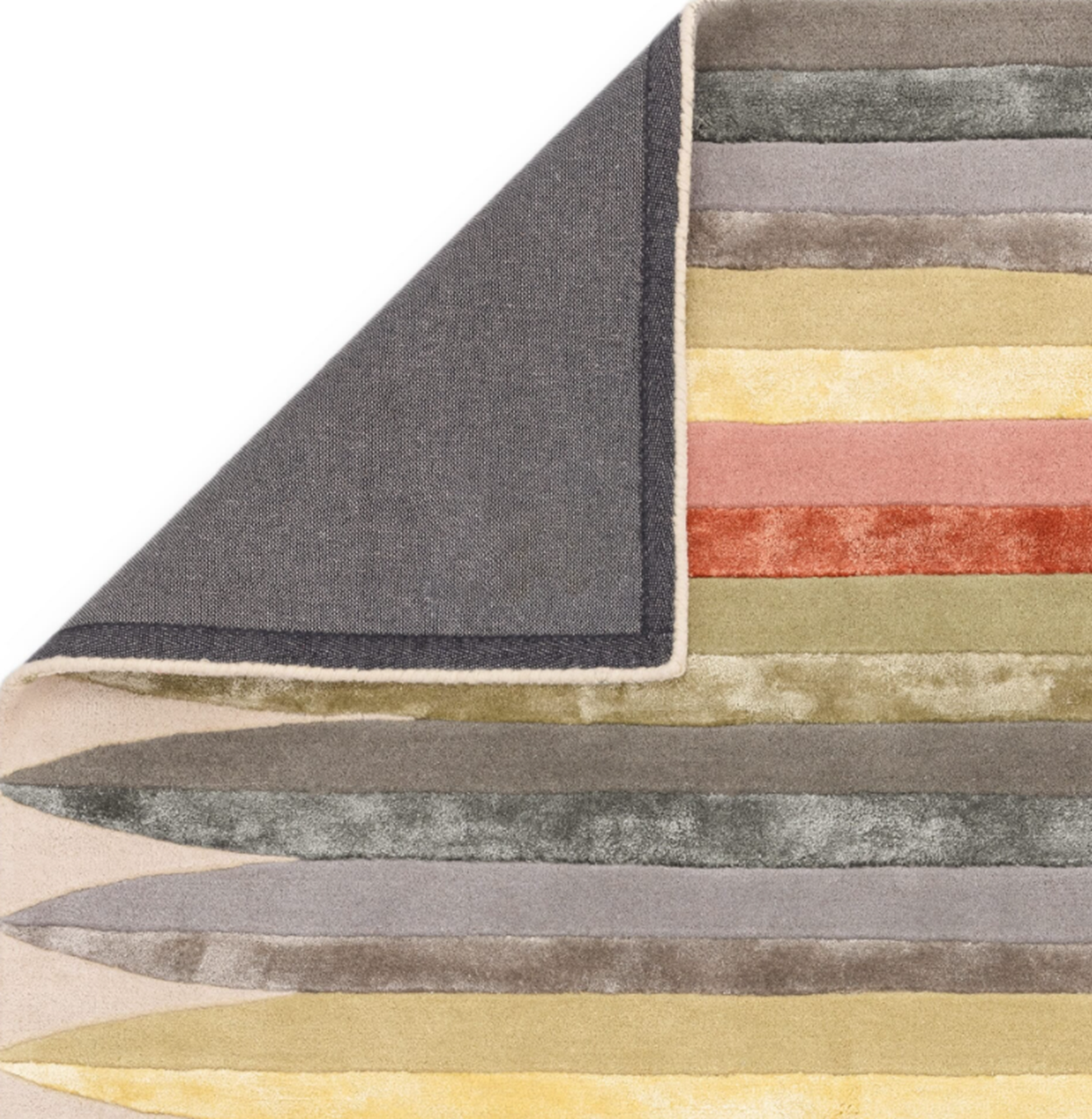 Tapis moderne tufté main en laine DOP