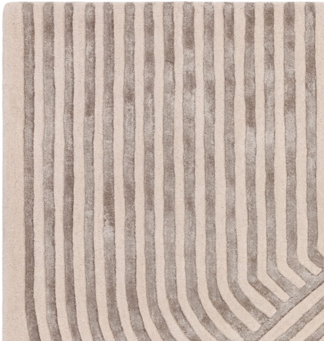 Tapis moderne tufté main en laine ACME