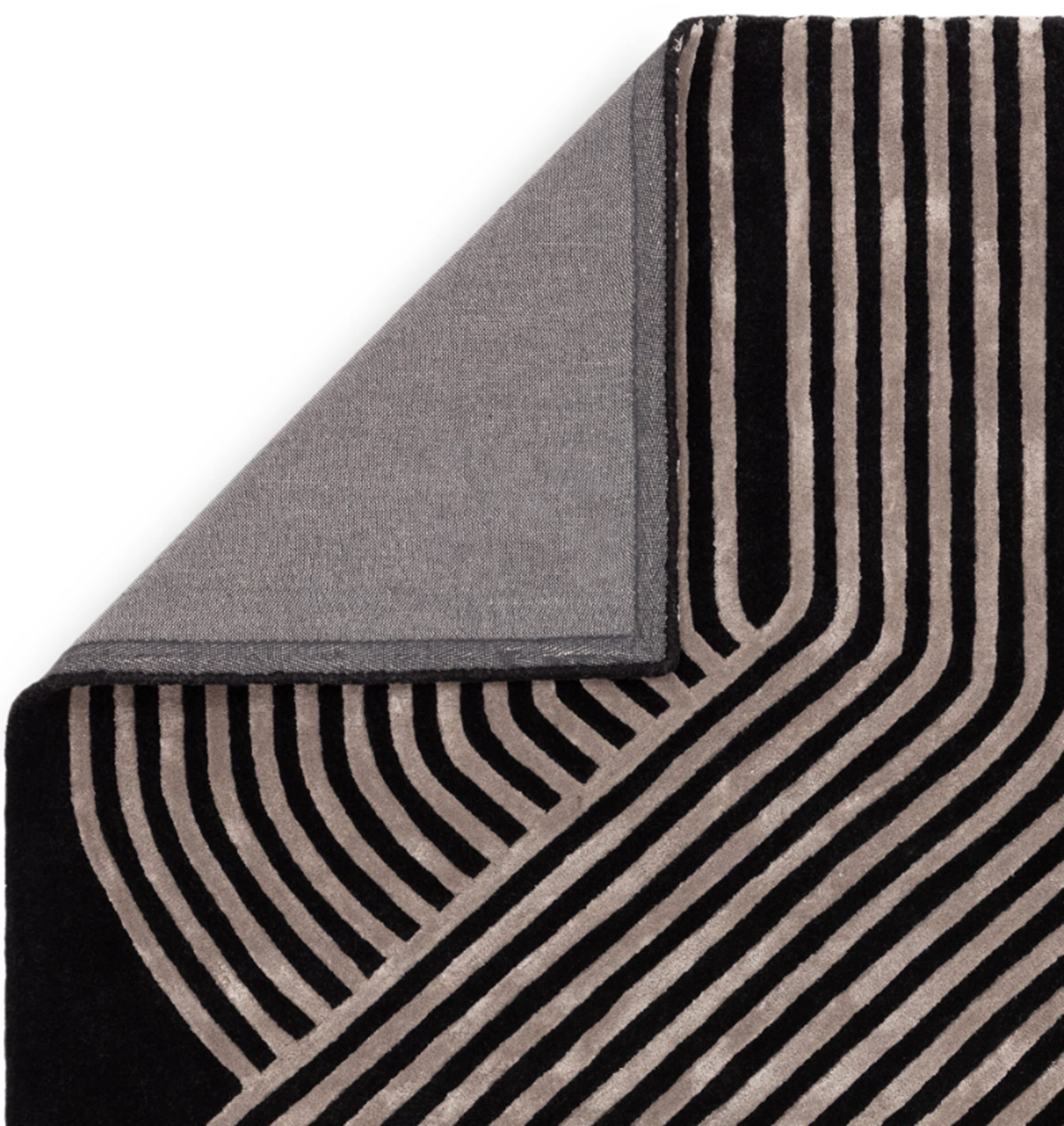 Tapis moderne tufté main en laine ACME