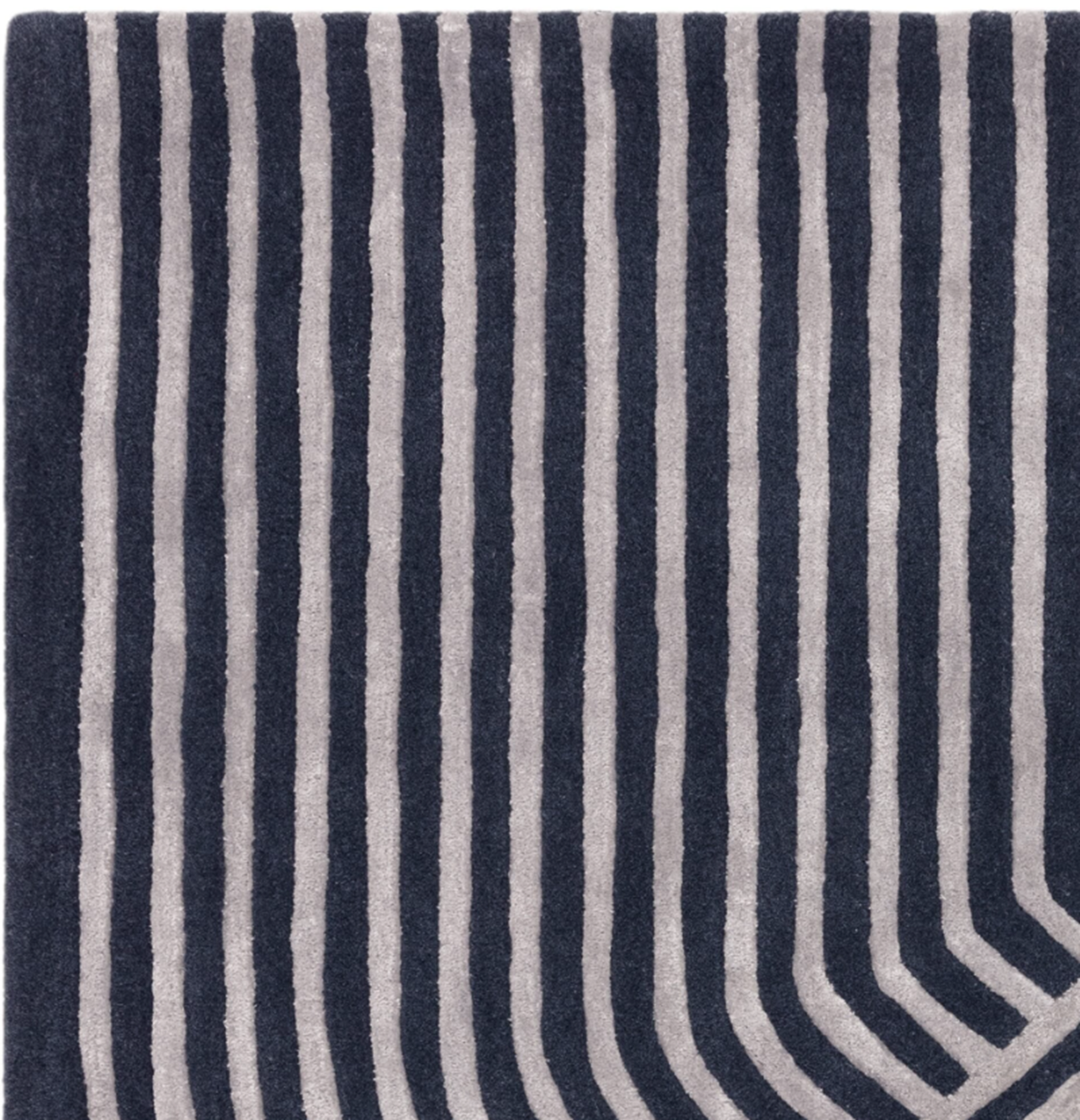 Tapis moderne tufté main en laine ACME