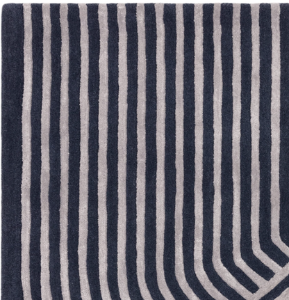 Tapis moderne tufté main en laine ACME
