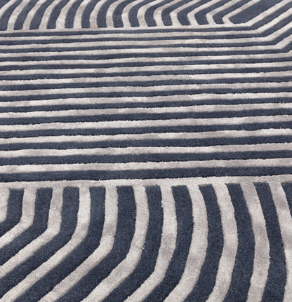 Tapis moderne tufté main en laine ACME