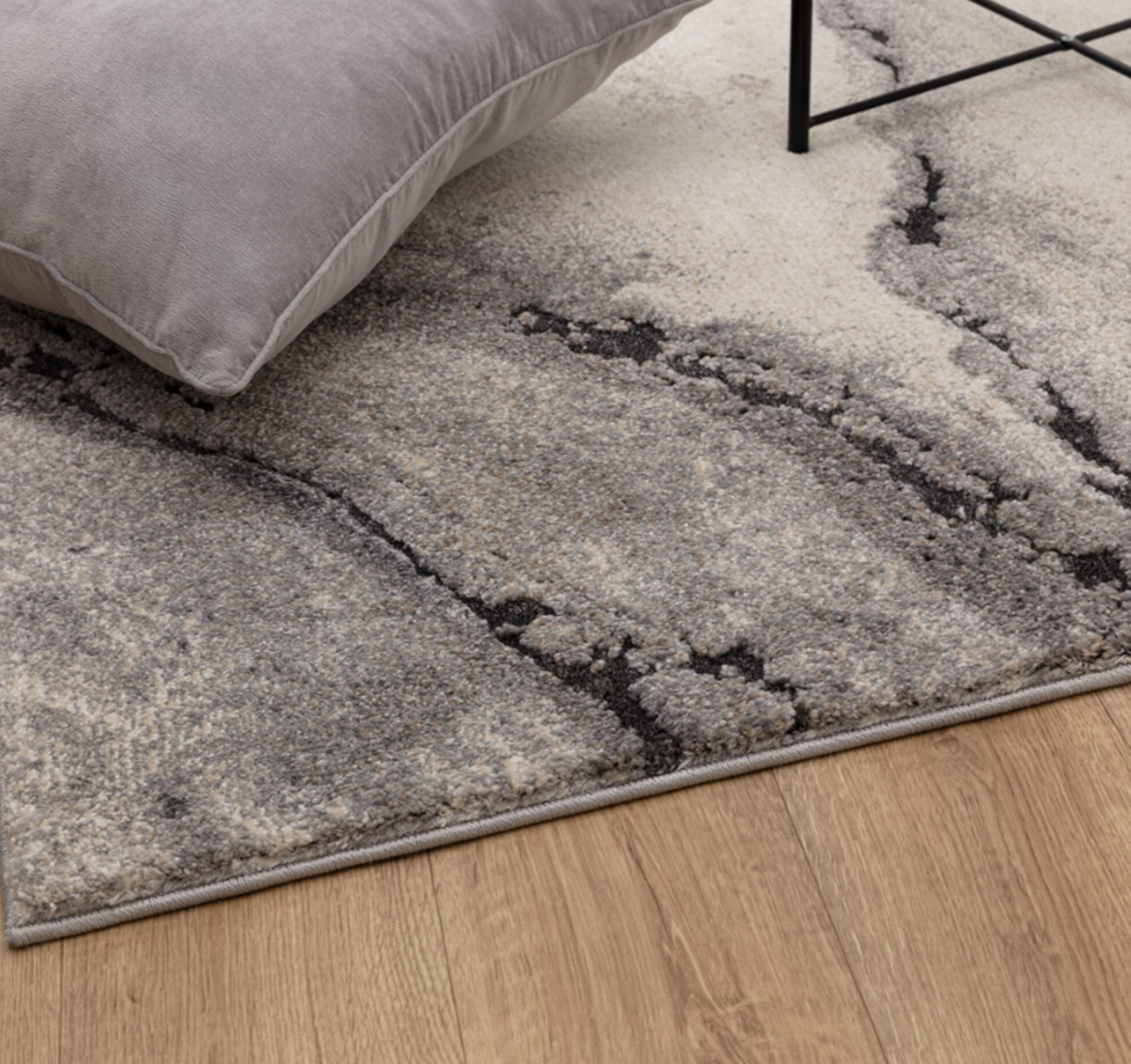 Tapis de salon tissé plat HAVEN