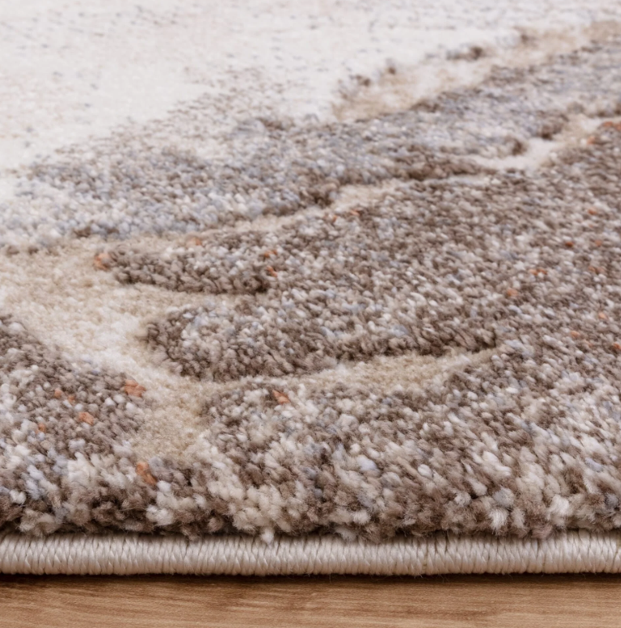 Tapis de salon tissé plat FOG