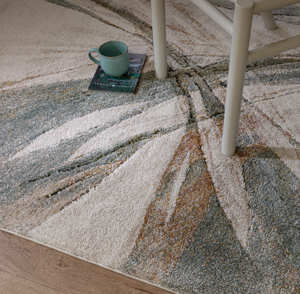 Tapis de salon tissé plat PHANTOM