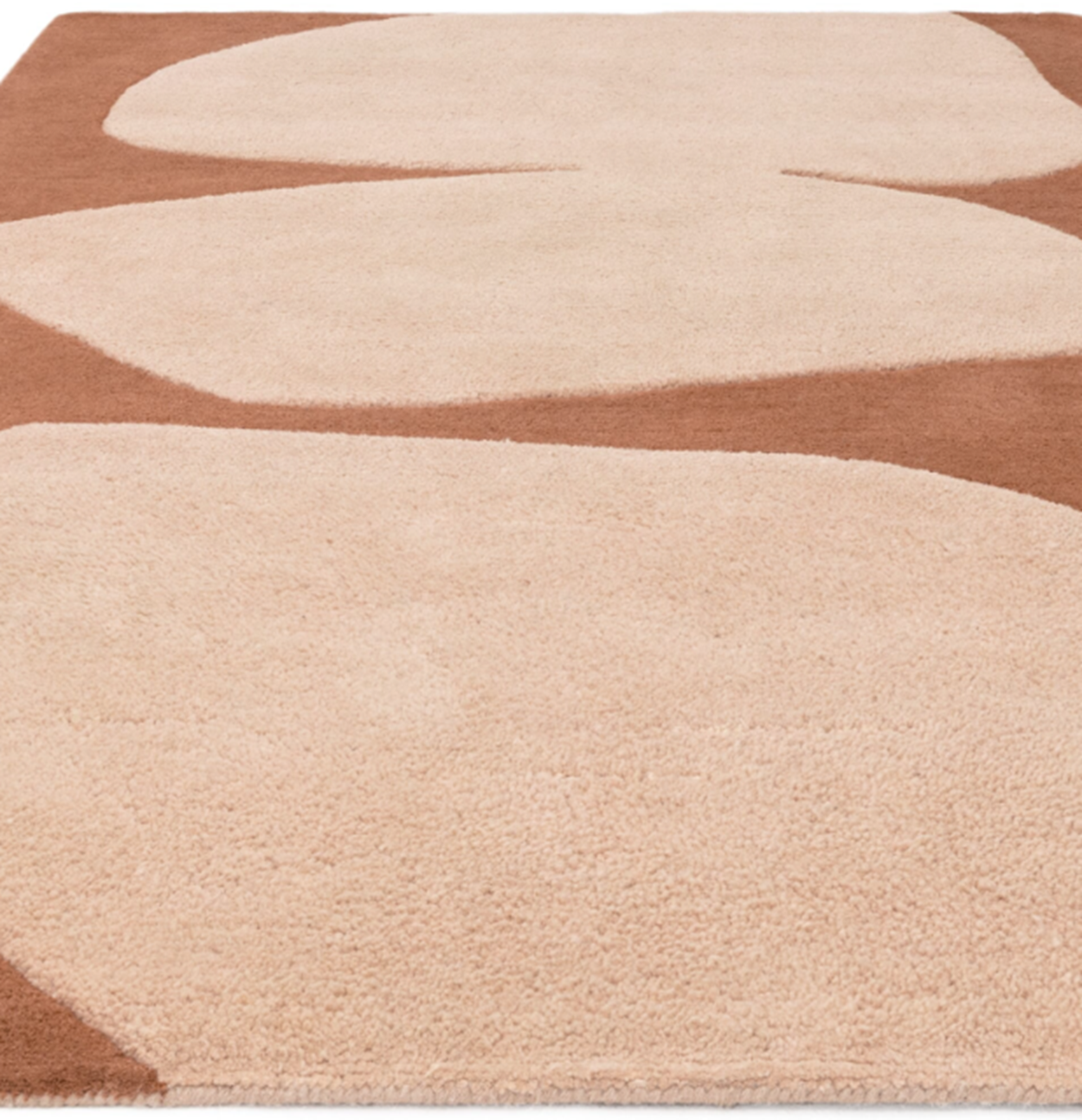 Tapis moderne tufté main en laine STICK