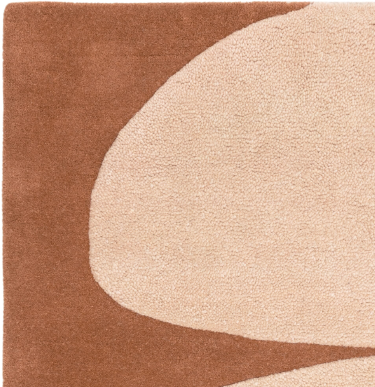 Tapis moderne tufté main en laine STICK