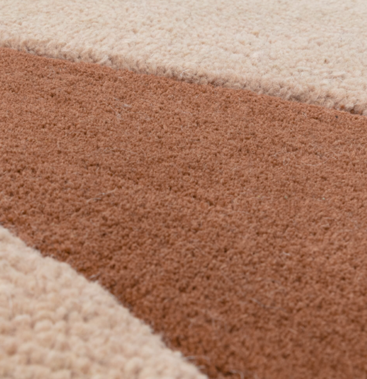 Tapis moderne tufté main en laine STICK
