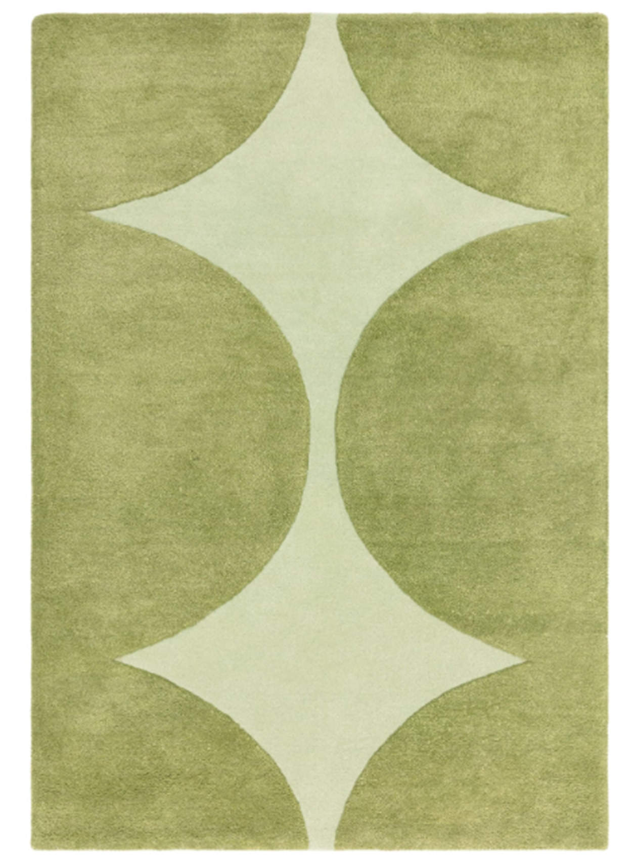 Tapis moderne tufté main en laine MULL