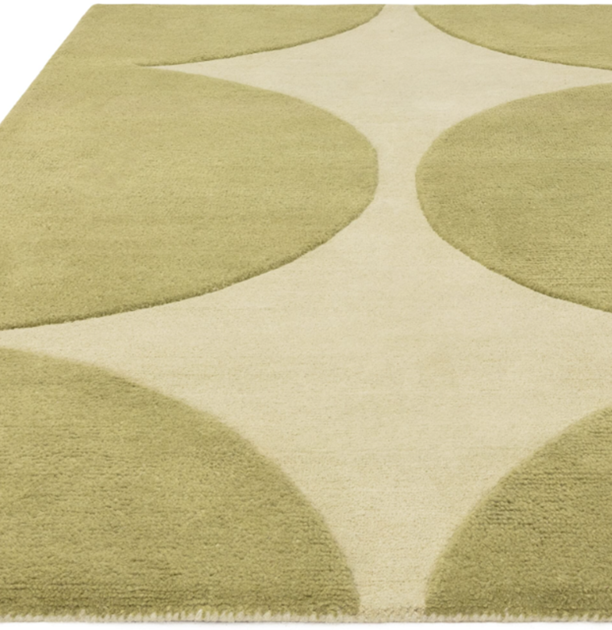 Tapis moderne tufté main en laine MULL