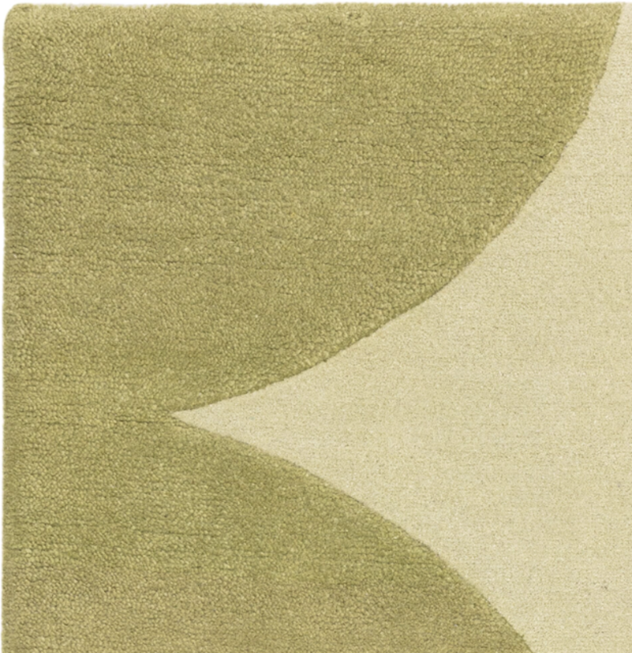 Tapis moderne tufté main en laine MULL