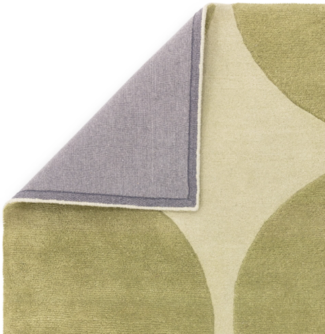 Tapis moderne tufté main en laine MULL