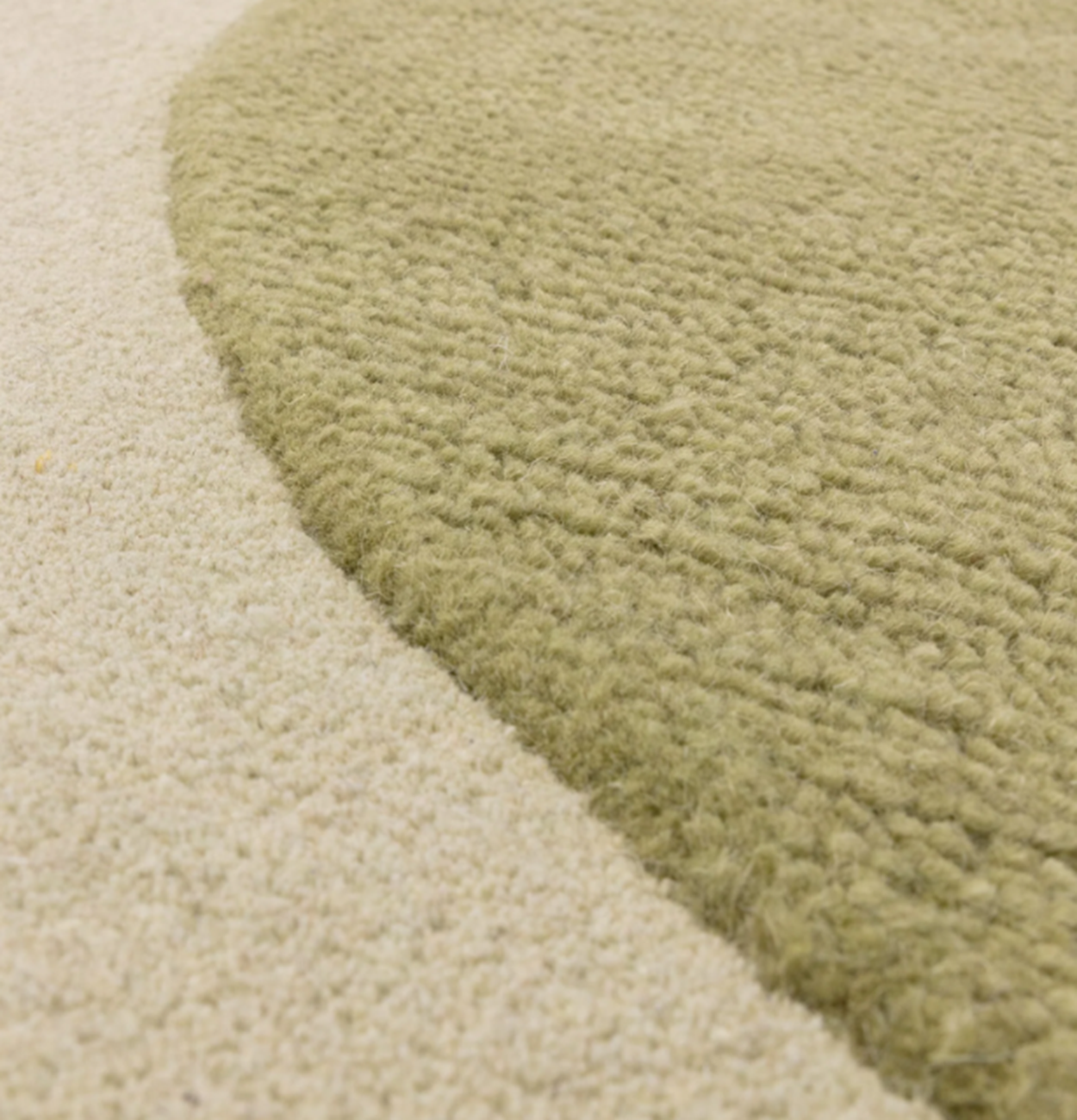 Tapis moderne tufté main en laine MULL