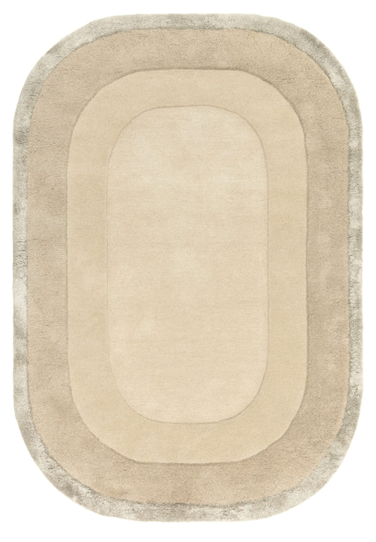 Tapis tufté main en laine RINGO