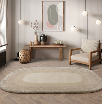 Tapis tufté main en laine RINGO
