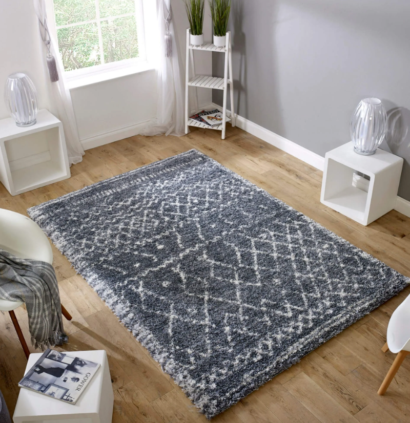 Tapis moderne style berbère DARKO