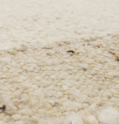 Tapis de salon en laine tissé plat RADDEL