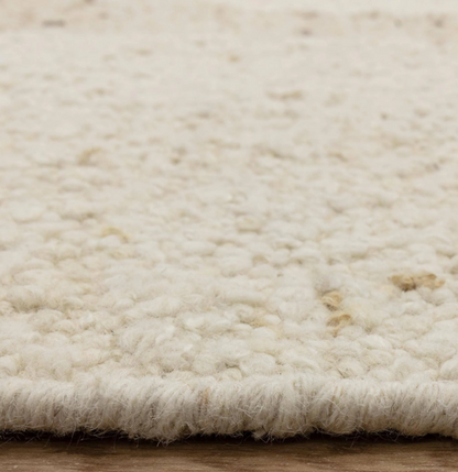 Tapis de salon en laine tissé plat RADDEL