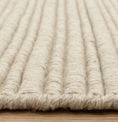 Tapis de salon en laine tissé plat TORRENTO