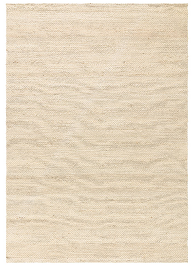 Tapis de salon en jute tissé plat CLARITY