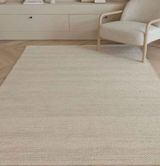 Alfombra de yute tejido plano CLARITY para sala de estar 