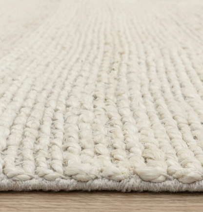 Tapis de salon en jute tissé plat CLARITY