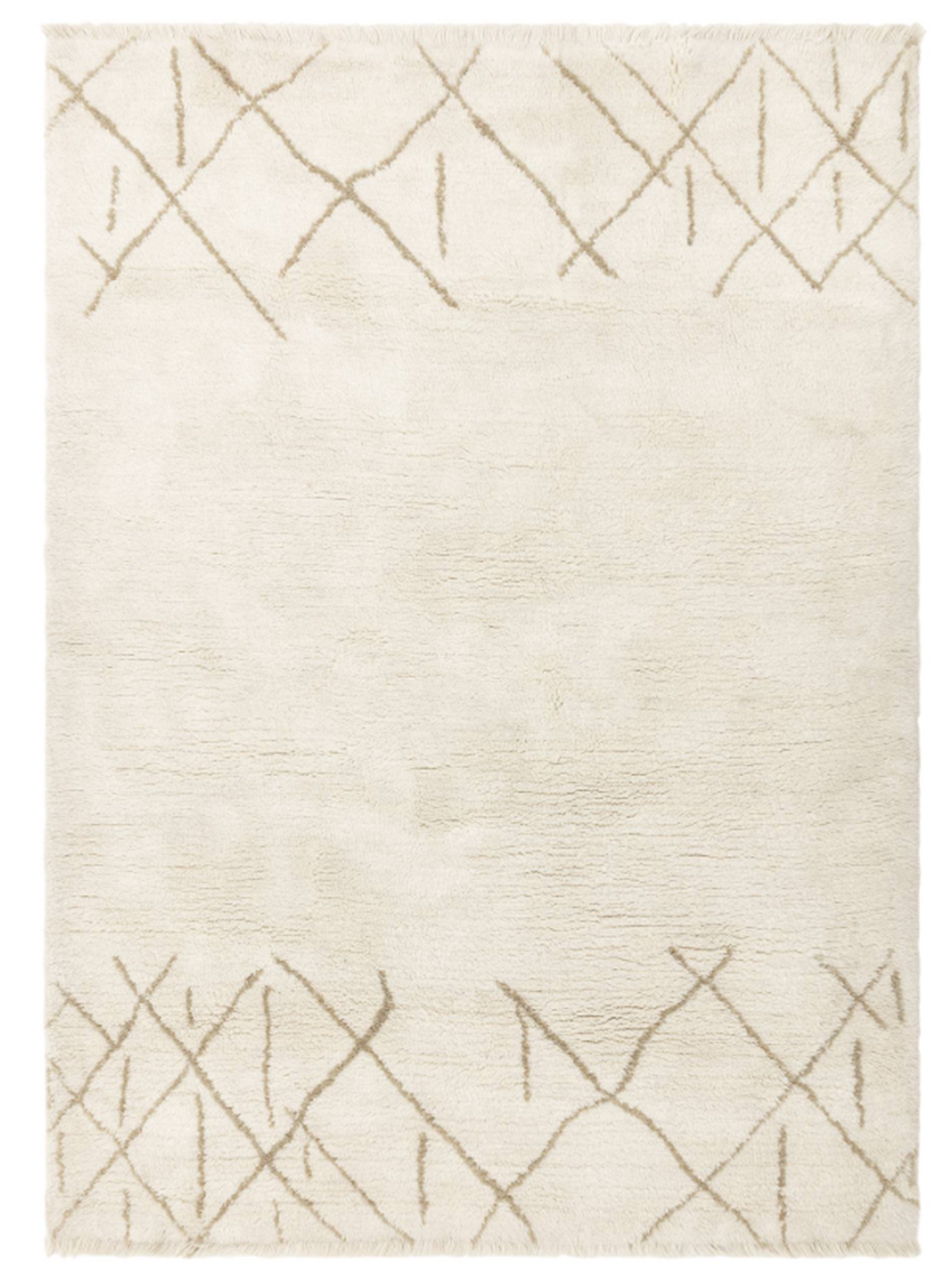 Tapis berbère tufté main en laine HATCH