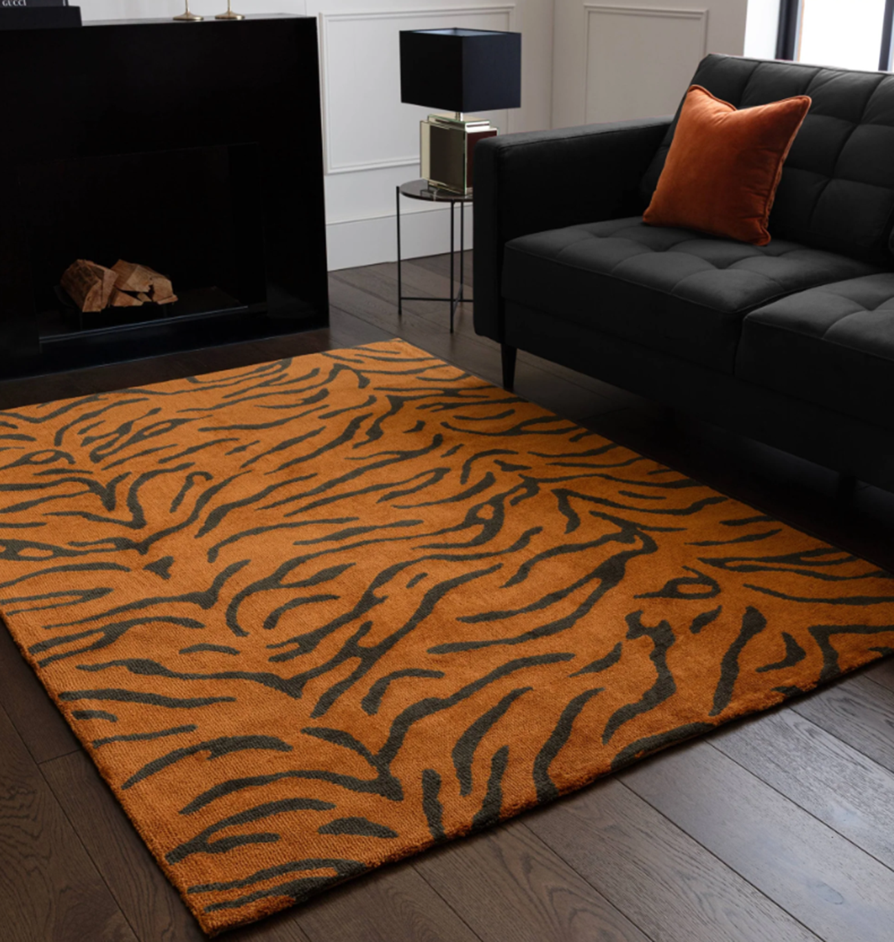 Tapis tissé plat moderne SAVAGE