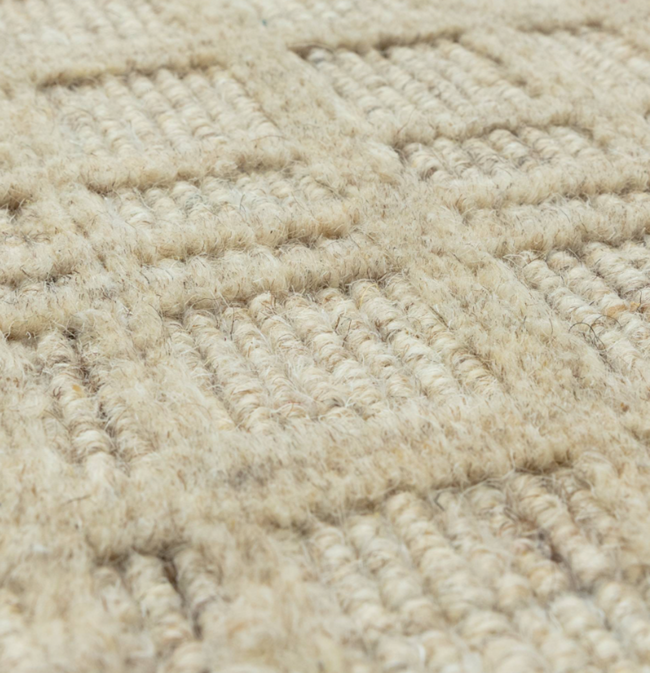 Tapis tissé main en jute HATCHY