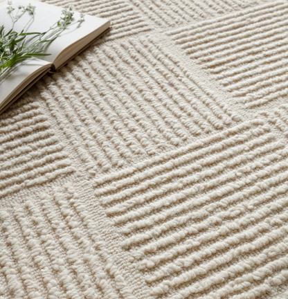 Tapis tufté main en laine CLIMAX