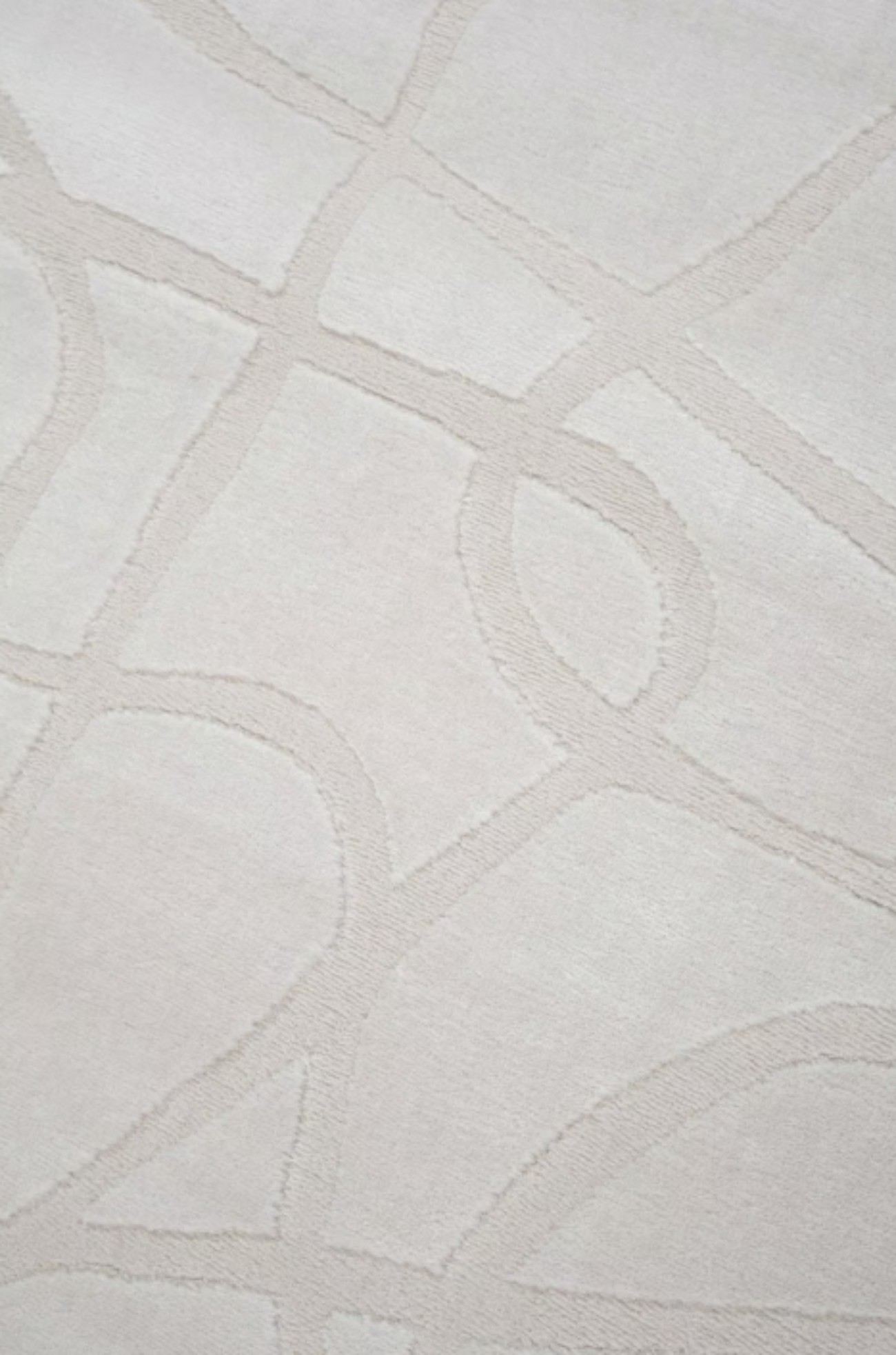 Tapis moderne tissé plat BANQUISE