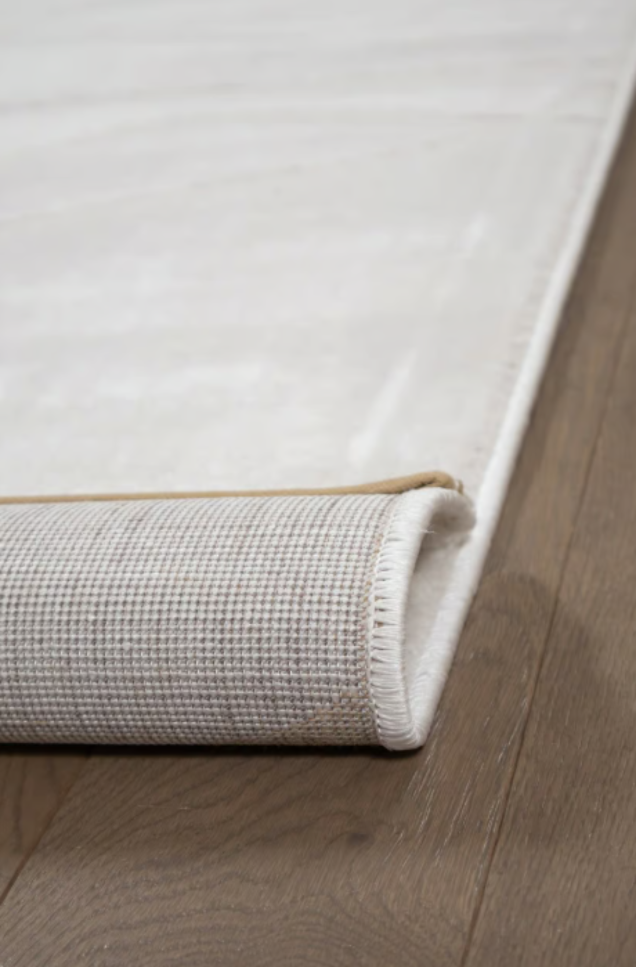 Tapis moderne tissé plat BANQUISE