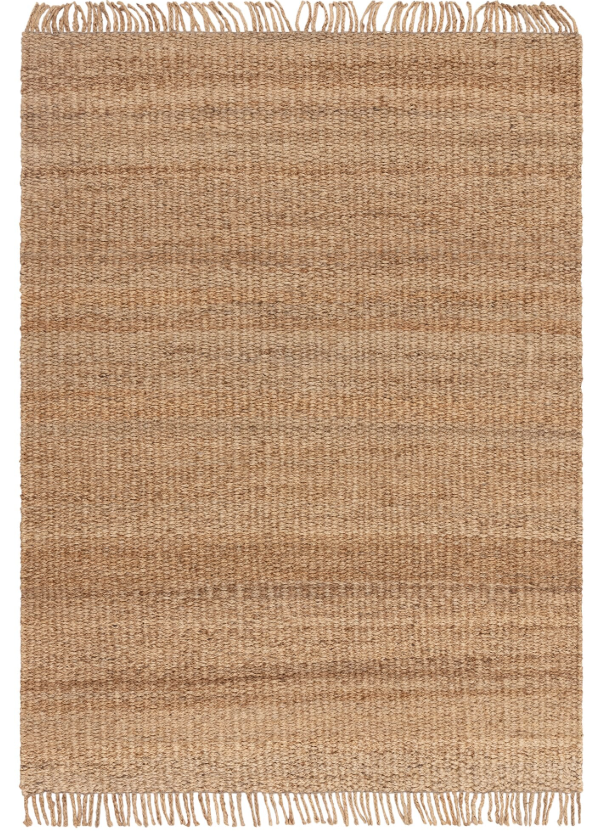 Tapis de salon en jute tissé plat MANGROVE