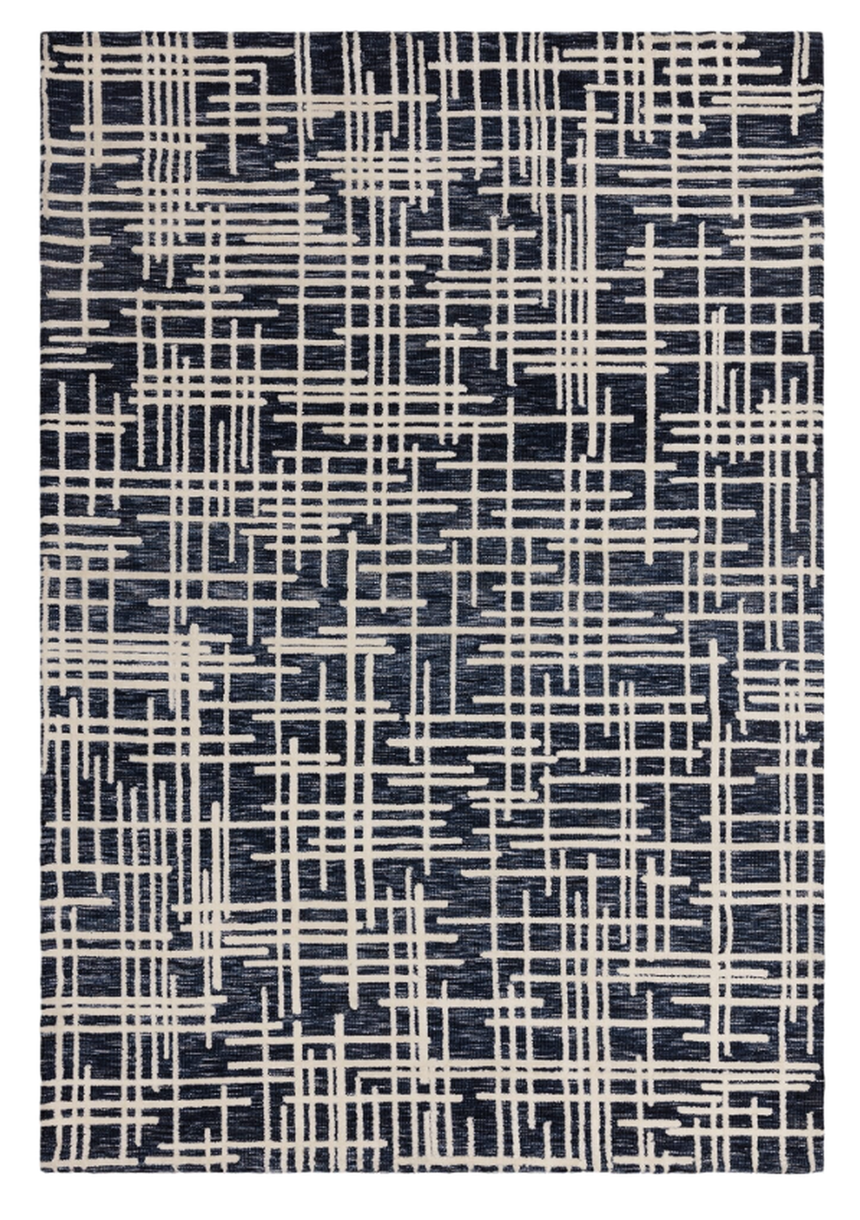 Tapis moderne tissé plat KEMY