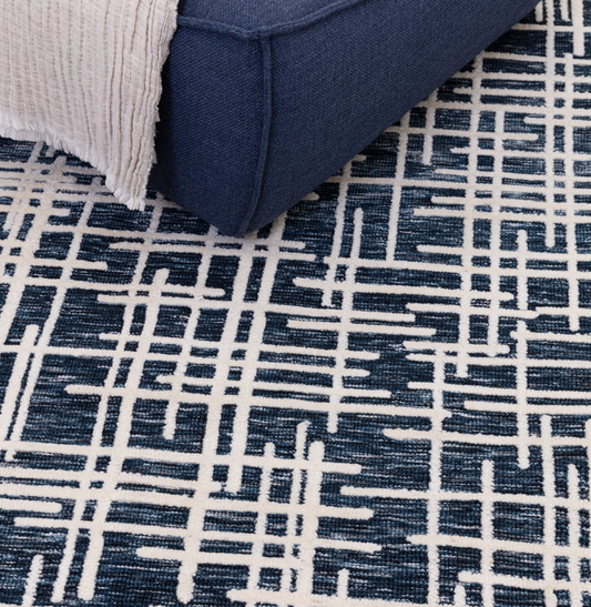 Tapis moderne tissé plat KEMY