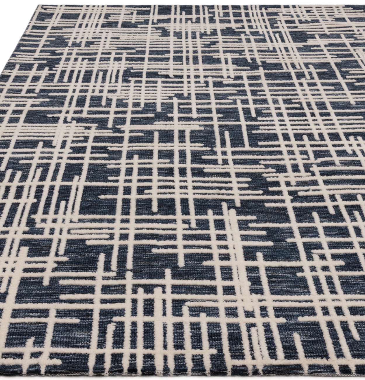 Tapis moderne tissé plat KEMY