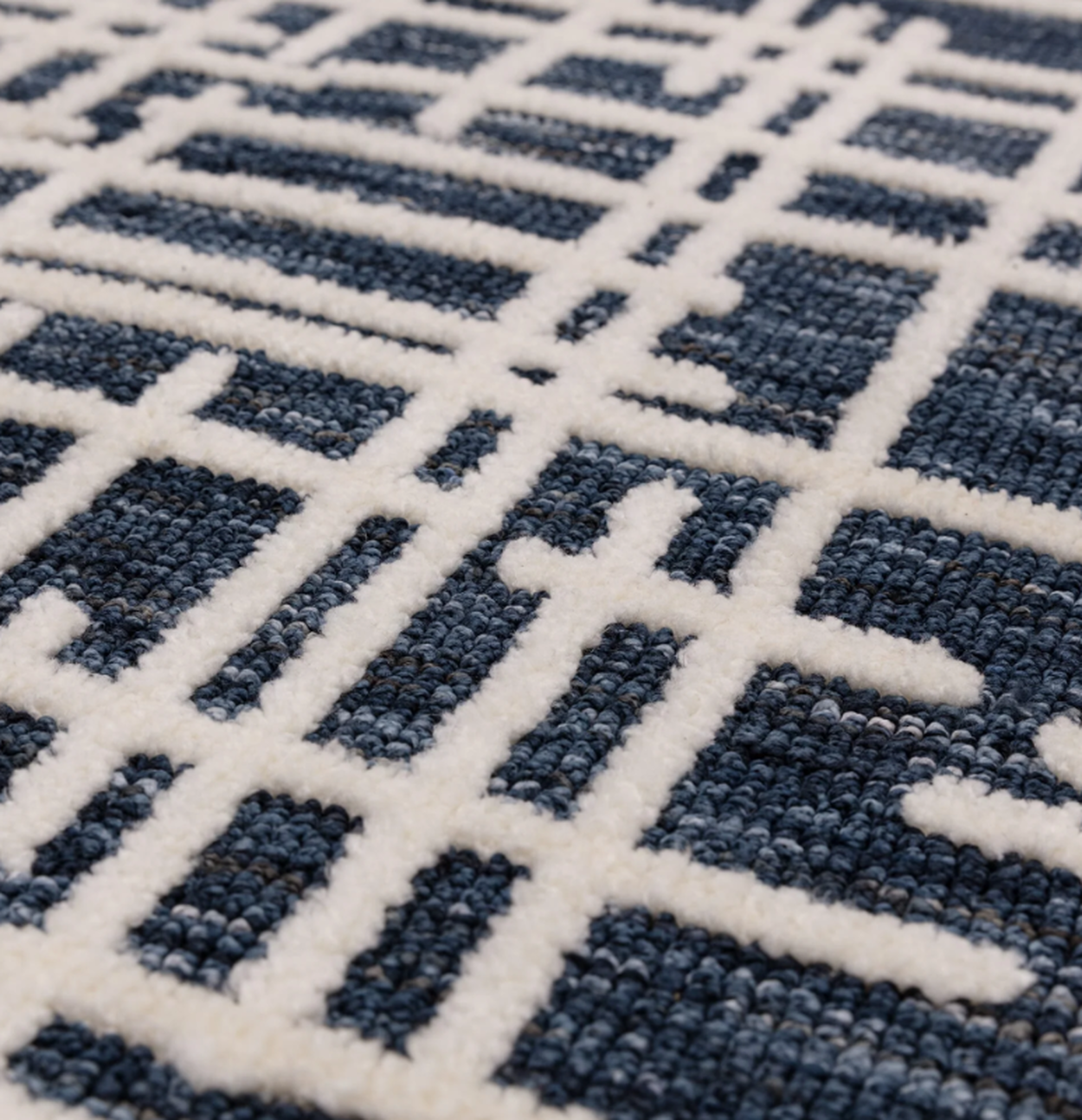 Tapis moderne tissé plat KEMY