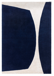 Tapis moderne tufté main en laine SAPHIR