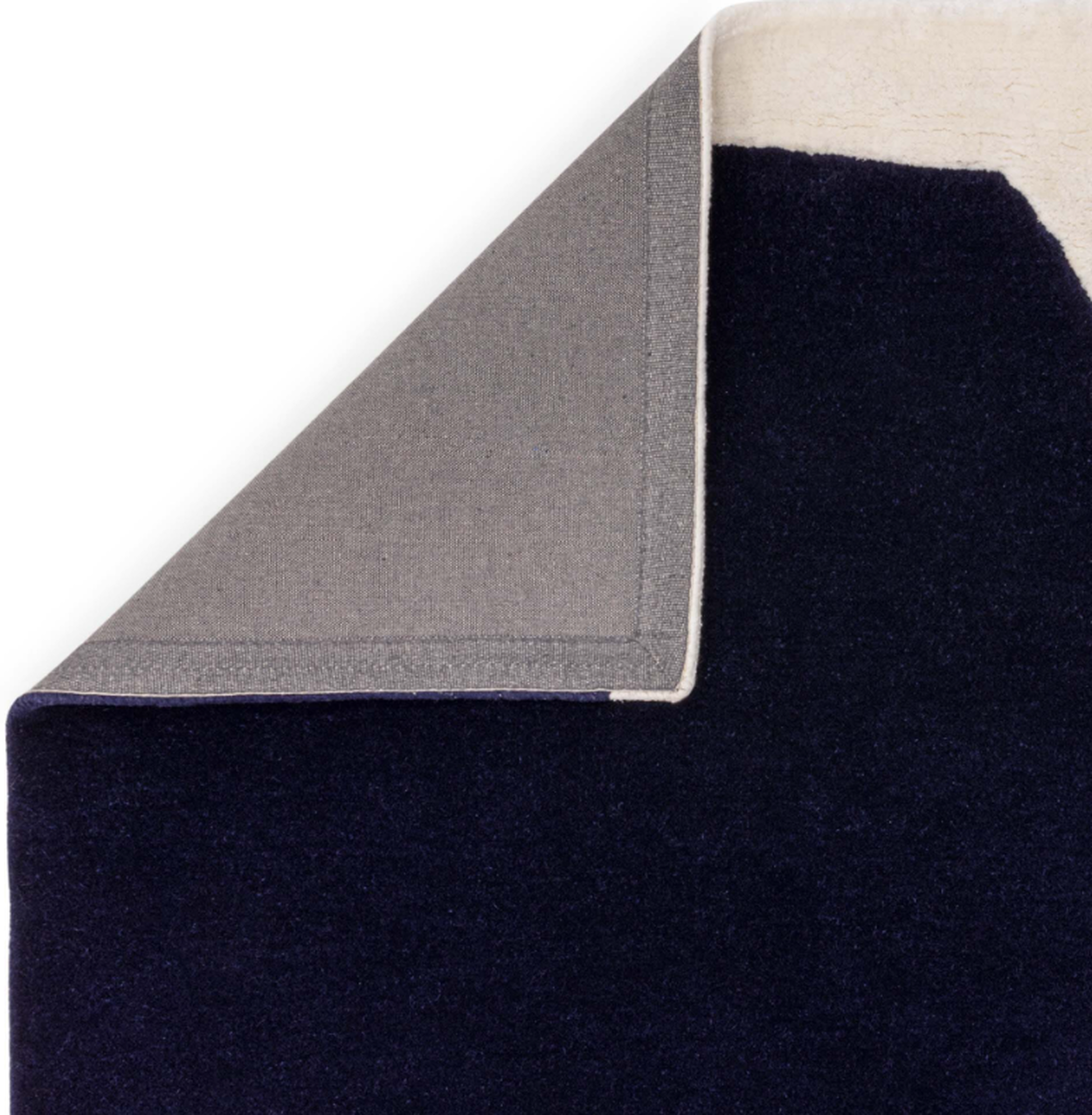 Tapis moderne tufté main en laine SAPHIR