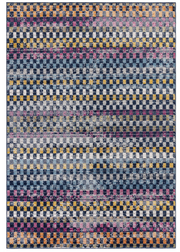 Tapis tissé plat moderne CHESS