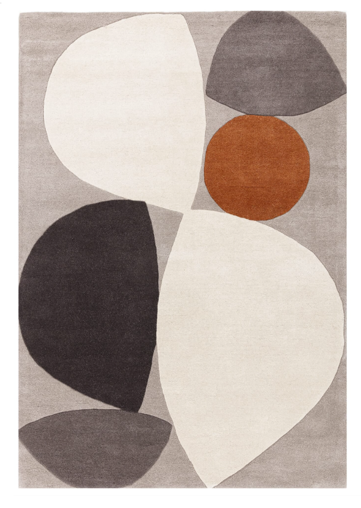 Tapis tufté main en laine HORIZON