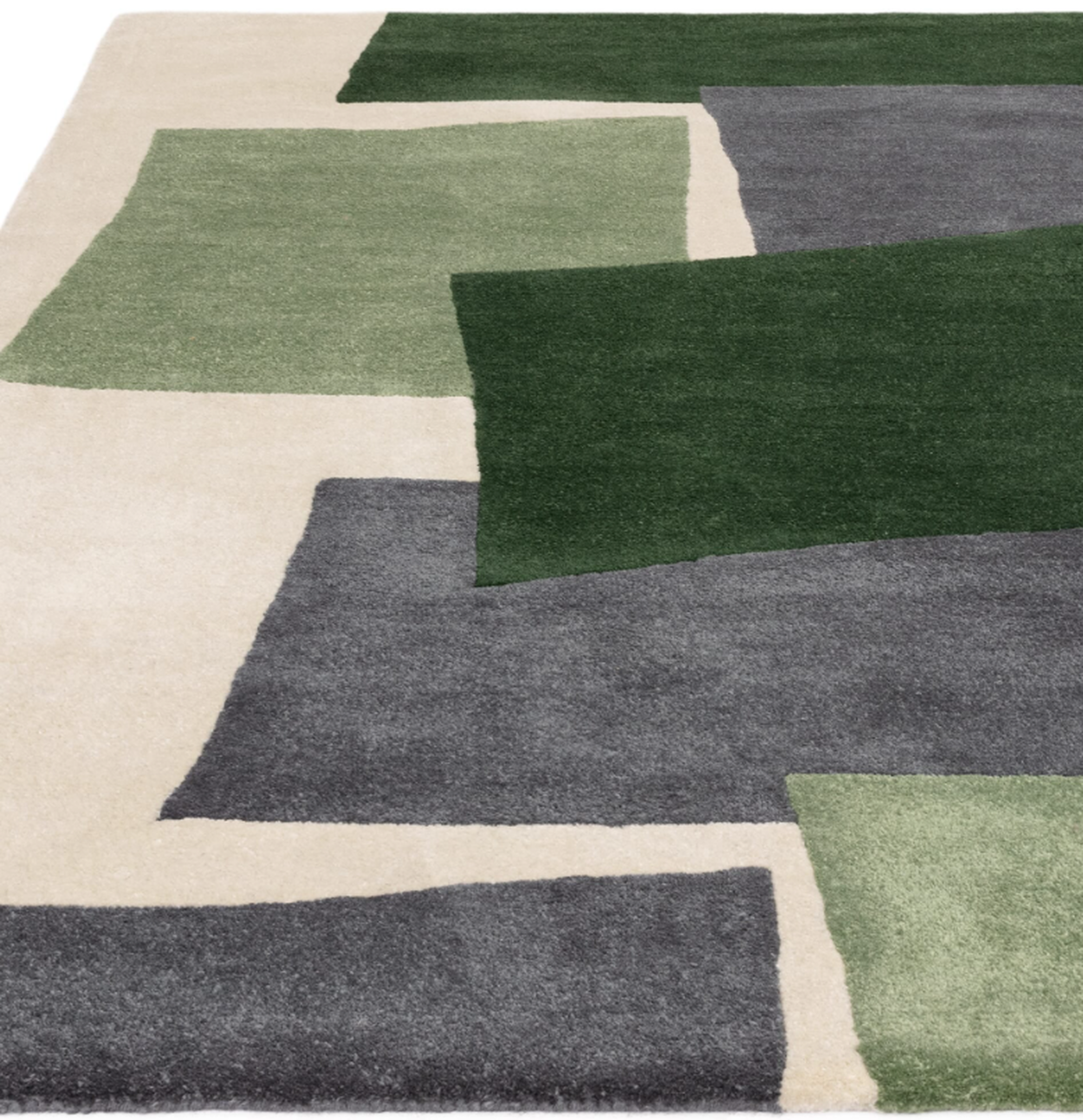 Tapis moderne tufté main CUTTY