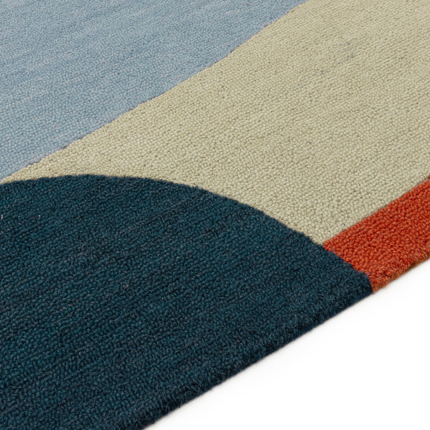 Tapis de salon et chambre tufté laine NORMA