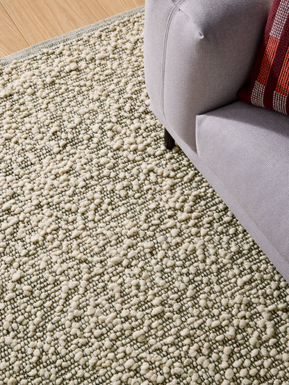 Tapis de salon et chambre tissé plat en laine MARCEL