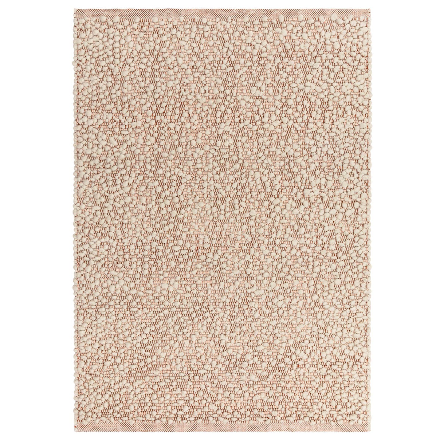 Tapis de salon et chambre tissé plat en laine MARCEL